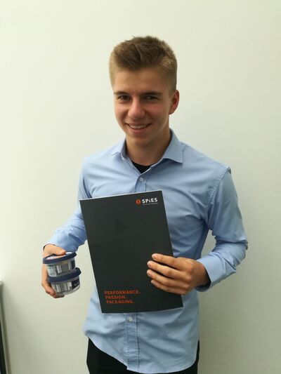 Praktikant Nico bei Spies in Melle
