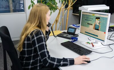 Auszubildende Jana Industriekauffrau bei Tetra in Melle