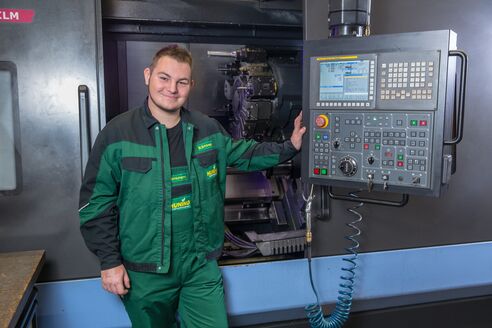Azubi bei dem Meller Unternehmen Huning Unternehmensgruppe